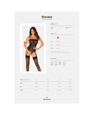 Glandez body ouvert - Noir